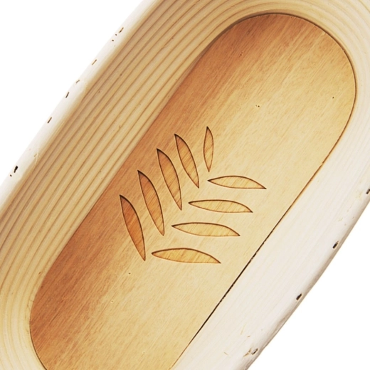 Декоративен мотив на листо на дъното