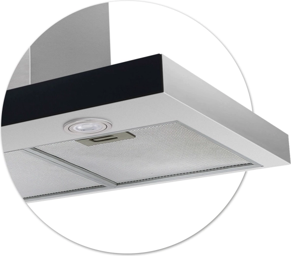 LED lighting and grease filters