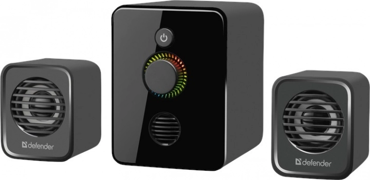 Компютърни тонколони 2.1 с USB захранване и LED подсветка 11 W