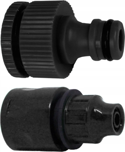 Quick connection to a garden faucet