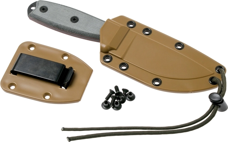 Coyote Kydex sheath with MOLLE mounting option