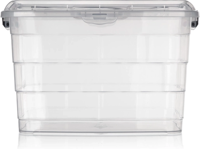 Clear contents thanks to transparent walls