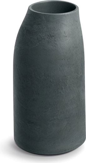 Graphite planter with clay texture 38 × 70 cm for indoor and outdoor use