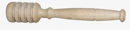Wooden honey dipper 13 cm