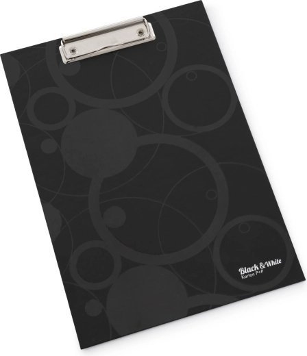 Writing Pad A4 Black and White Black