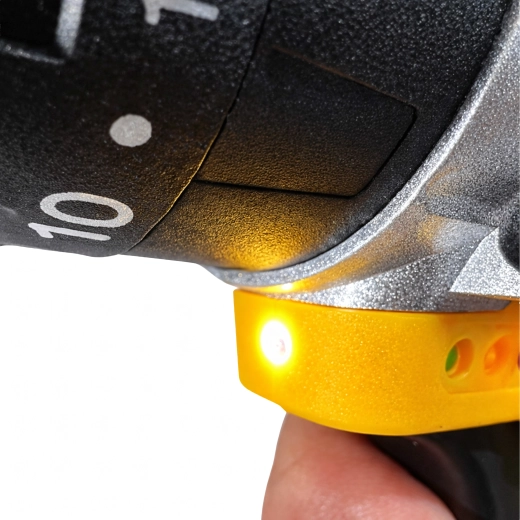 Integrated LED light for a clear view