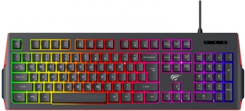 Мембранна геймърска клавиатура HAVIT с RGB подсветка