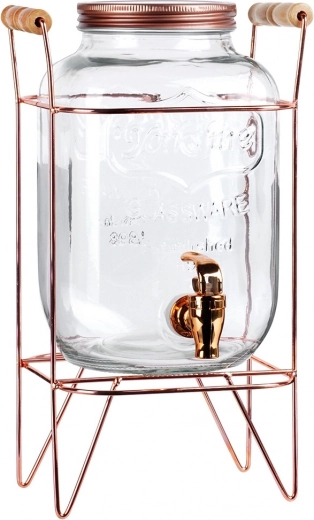 Елегантна стойка в цвят розово злато