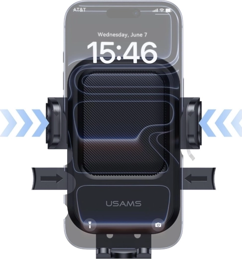 Universal clamps for different phone sizes