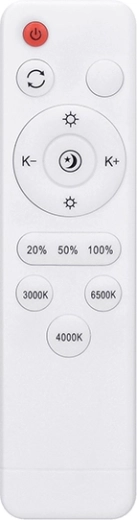 Remote control and full control over the light