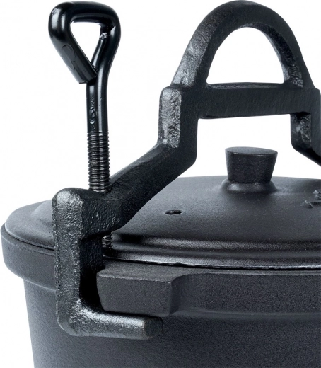 Sturdy lid with tightening screws