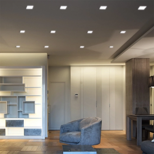 Modern recessed solution for interiors