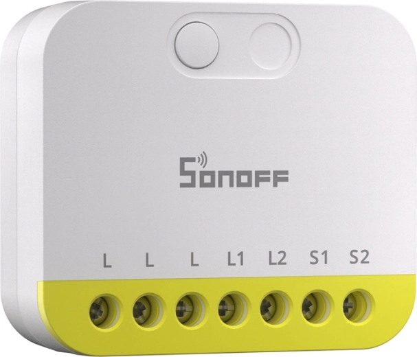 Двуп канален мини превключвател без нулев проводник SONOFF MINI-ZB2GS-L Zigbee