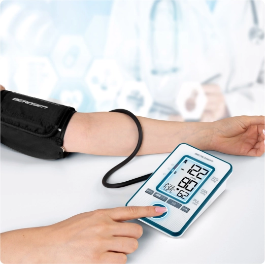One-button measurement and large LCD display