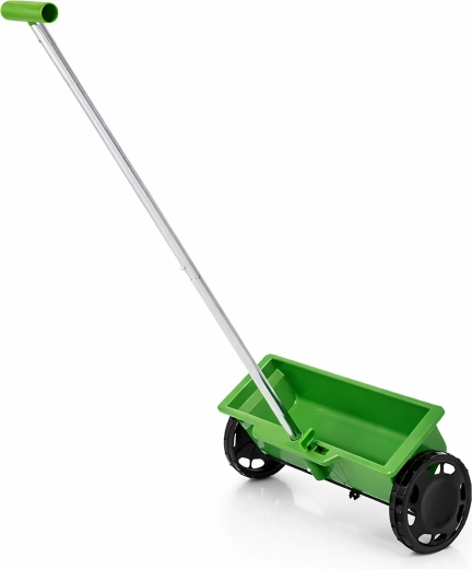 Handheld garden spreader for seeds, fertilizer, sand and salt 6 l