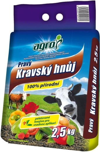 Истински гранулиран кравешки тор 2,5 кг Agro