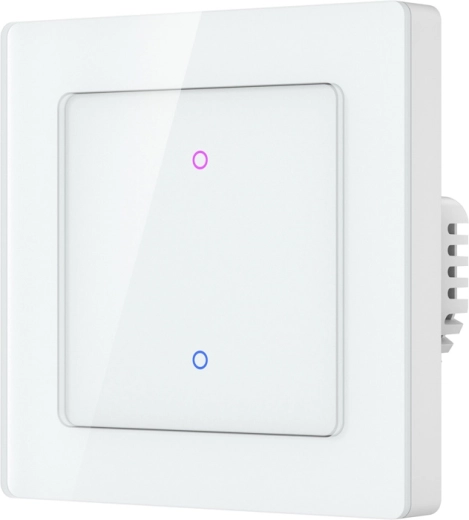 Touch wi‑fi light switch avatto, 2‑gang