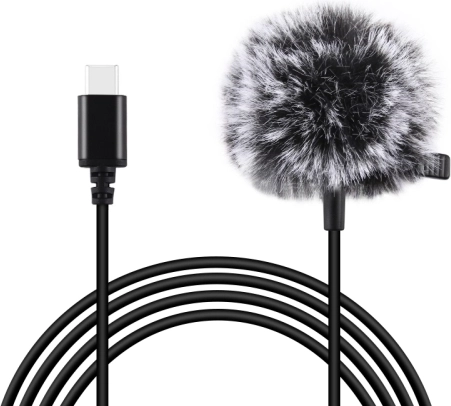 Лавалиерен микрофон с USB-C конектор Puluz
