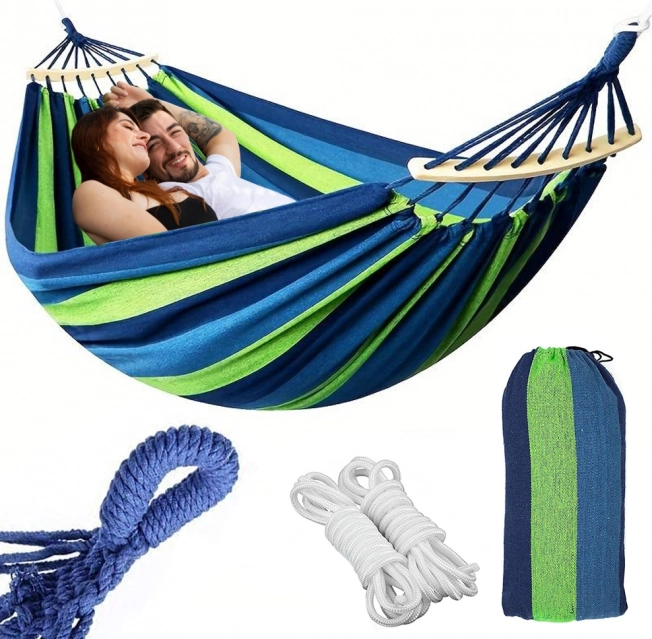 Brazilian garden hammock for two people