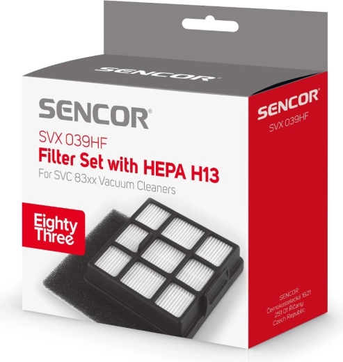 Комплект филтри Sencor за прахосмукачка SVC 83x