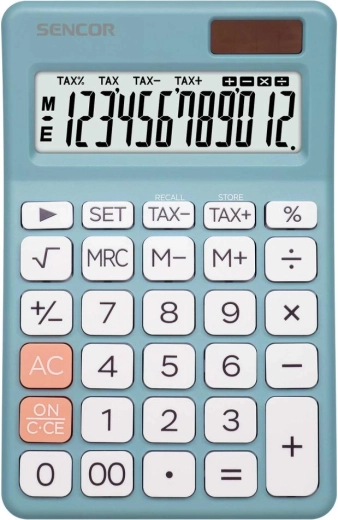 Desktop calculator Sencor SEC 381 Tax Blue
