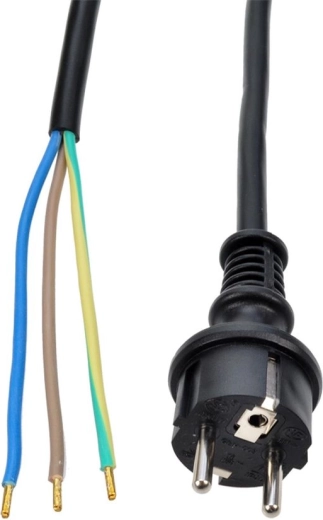 Solight rubber flex cable 5 m H07RN-F3 3×2.5 mm² black