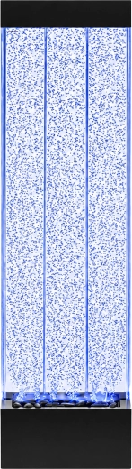 Impressive bubble effect in a tall panel