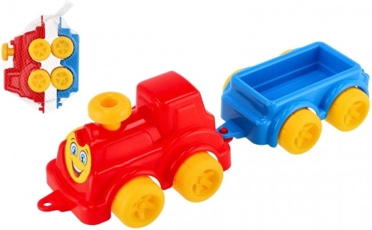 Plastic toy train with detachable car, 41 cm