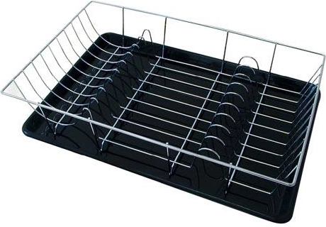 Dish Drainer 48 × 32 cm with Plastic Tray