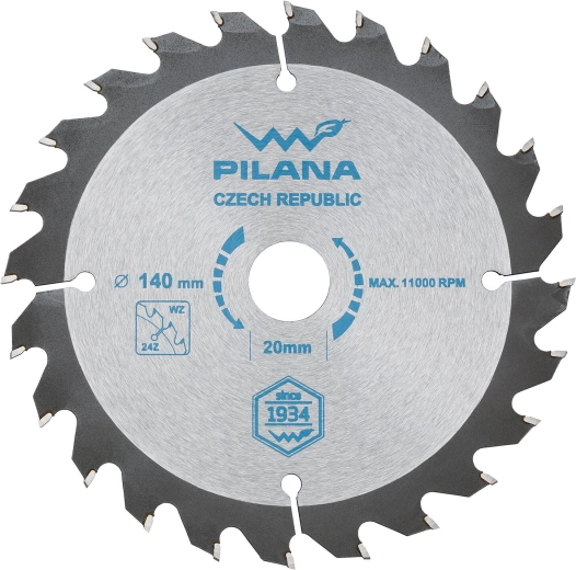 Saw blade PILANA SK 5255 WZ 140 mm, 24 teeth, 20 mm