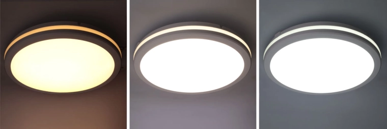Three shades of white light
