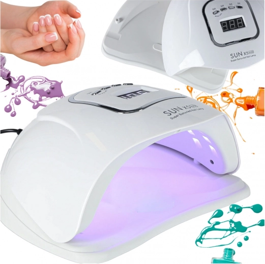 UV/LED лампа за нокти SUN X10 280 W, 45 LED с таймер