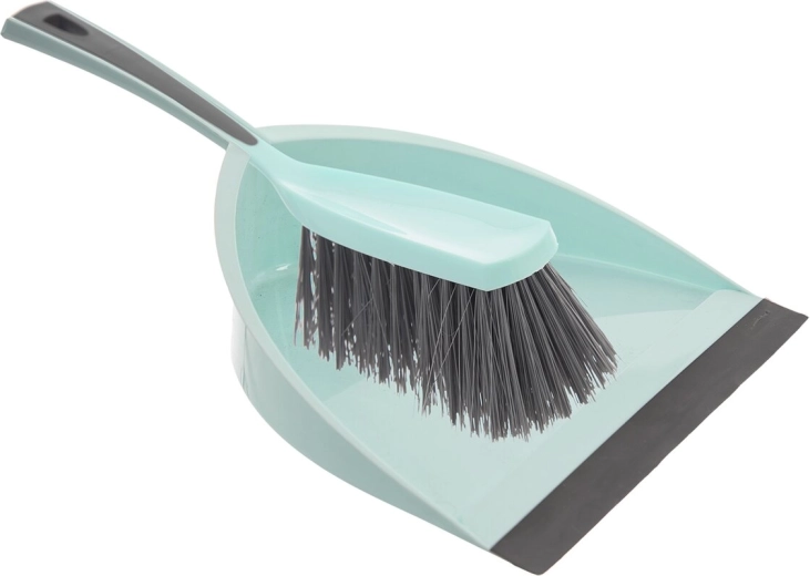 Extra plastic (UH) brush and dustpan set, assorted colors