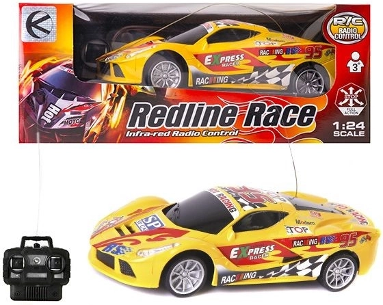 Цветна спортна RC кола с дистанционно управление – 1 брой