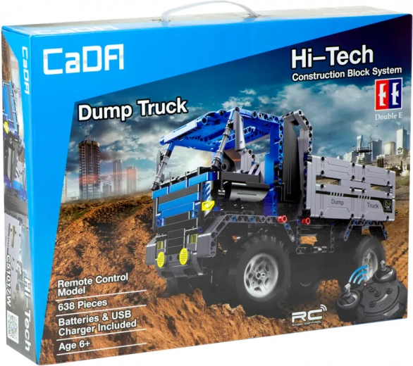 Military Truck Construction Set with Remote Control 2in1