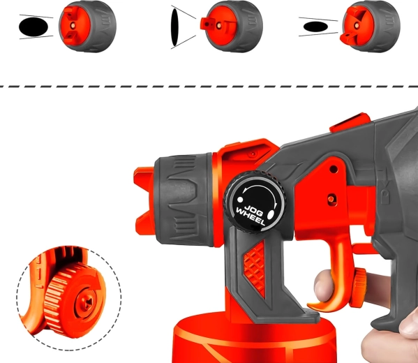 Adjustable spray pattern and intensity