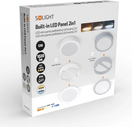 Adjustable light color (3CCT) with a single switch