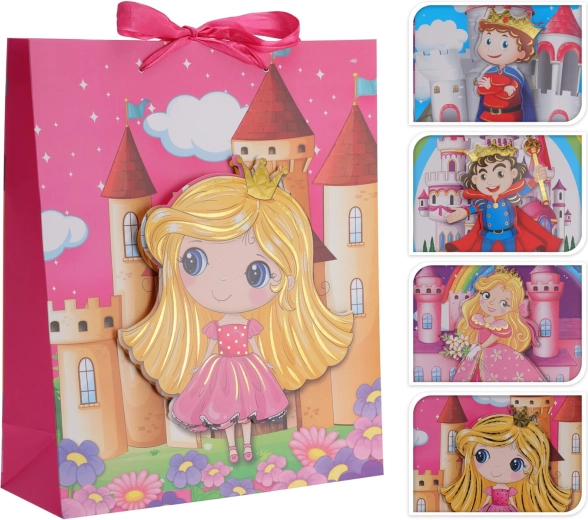 3D Kids Gift Bag 40 × 30 × 12 cm, assorted designs
