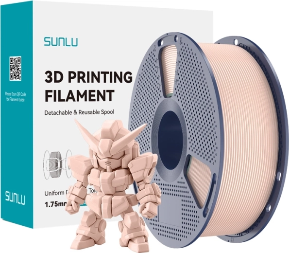 Sunlu PLA+ 2.0 филамент за FDM 3D печат бежов 1,75 мм