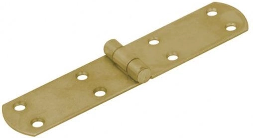 French hinge 160 × 33 × 2.5 mm, yellow zinc-plated steel