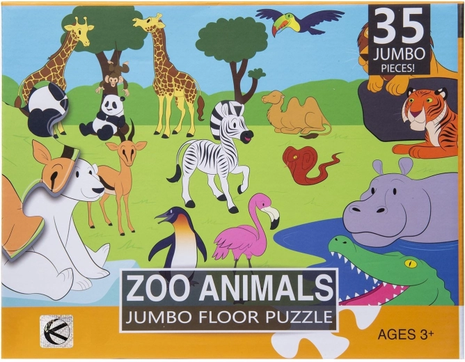 XXL children's zoo puzzle - 1 piece