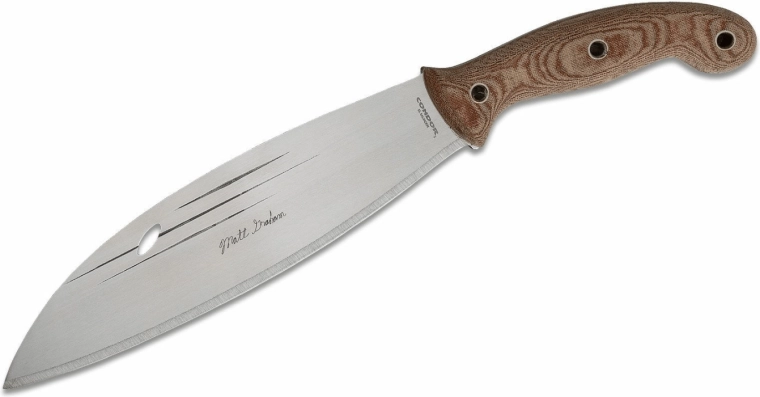 Външен нож Condor Primitive Bush Mondo 25,4 см, кафяв, Micarta, кожена кания