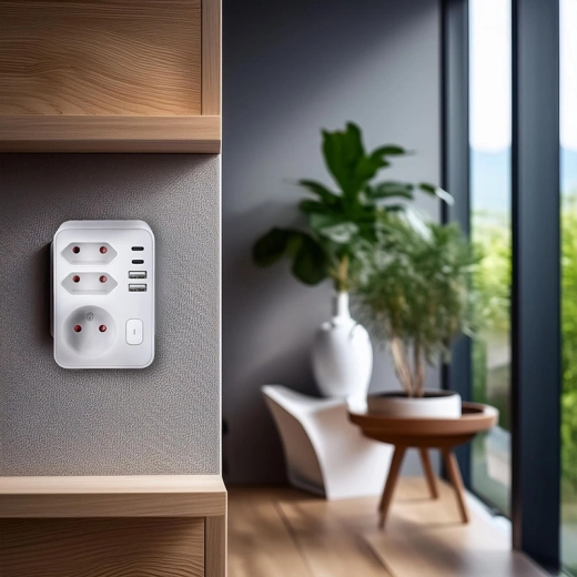Three sockets for everyday power supply
