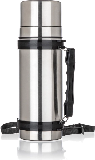 Akcent Stainless Steel Thermos with Plastic Handle 1 l