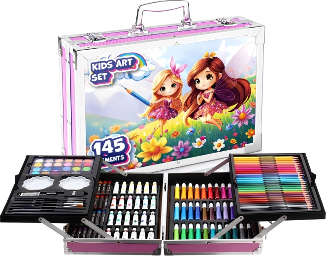 RENEW FORCE Fairy Children's Art Set, 145 Pieces