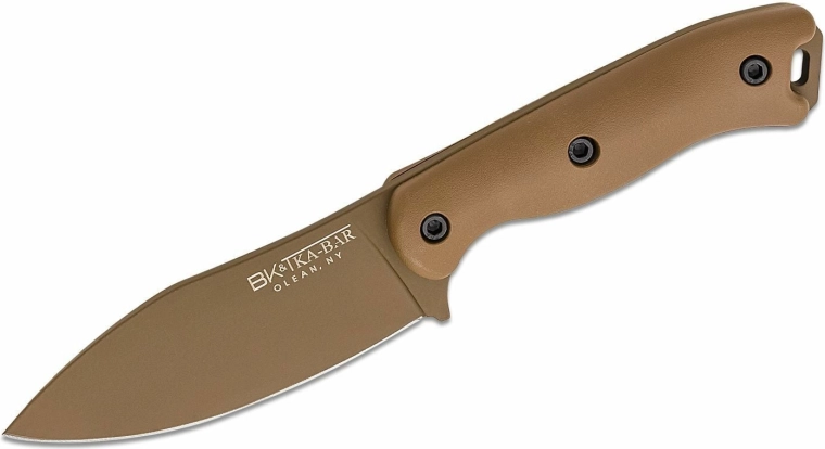 KA-BAR Becker Nessmuk универсален нож за открито 11 см, пясъчно кафяв, Zytel, полимерна кания