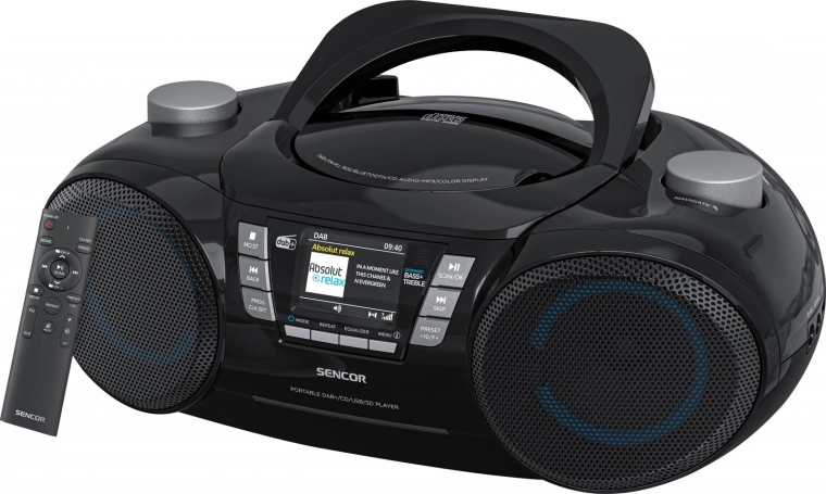 Преносим бумбокс Sencor с DAB+, CD/MP3/USB/SD и Bluetooth