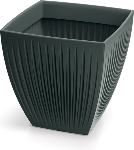 Latia Square Planter 40 × 40 × 40 cm anthracite