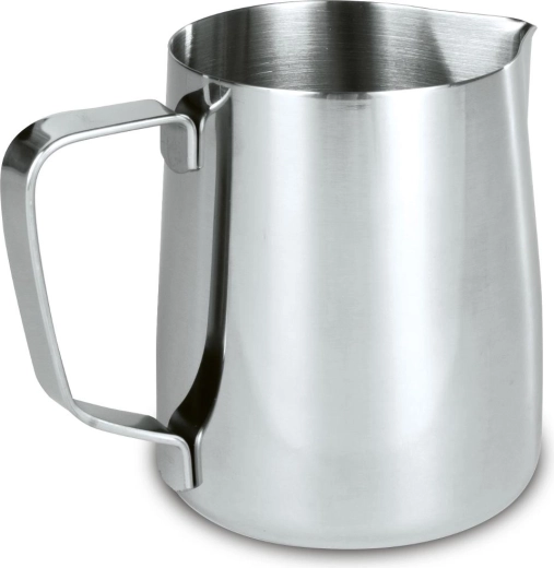 Stainless steel pitcher for precise pouring