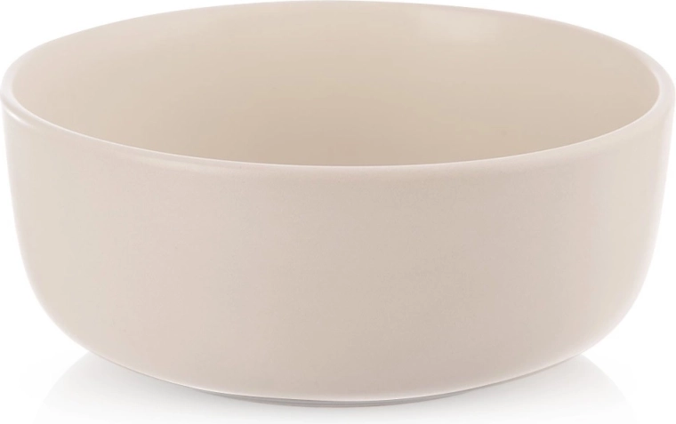 Cream ceramic bowl Skandi 16 cm, 830 ml